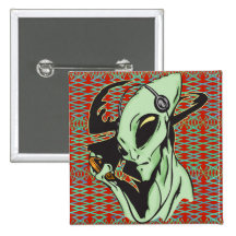 Alien Wired For Music Pins