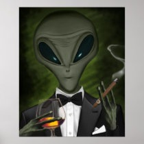 Aliens Got Class V1 Poster