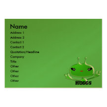 Aliens Huggs Business Card Templates