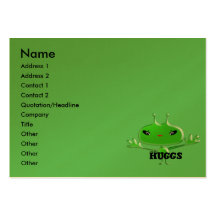 Aliens Huggs Business Card Templates