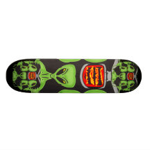 Aliens Probing Your Body Custom Skateboard