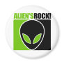 Aliens Rock! Magnet