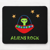 aLiEnS rOcK! Mouse Pad