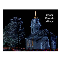 Alight at Night - Upper Canada Village Post Card