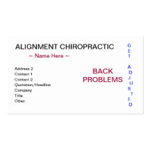 Alignment Chiropractic Business Card