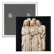 Alinorda, sister of Pope Clement VI buttons