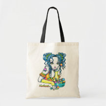 "Alisha" Candy Rainbow Fairy Tote Bag