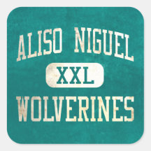 Aliso Niguel Wolverines Athletics Square Sticker