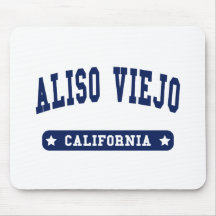 Aliso Viejo California College Style t shirts Mouse Pad