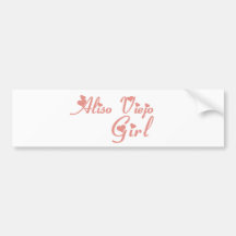 Aliso Viejo Girl tee shirts Bumper Sticker