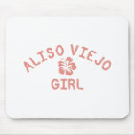 Aliso Viejo Pink Girl Mouse Pads