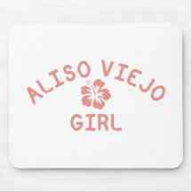 Aliso Viejo Pink Girl Mousepad