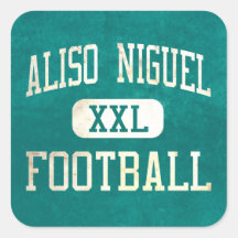 Aliso Viejo Wolverines Football Square Stickers