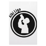 alki liga icon stationery design