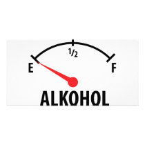 Alkohol Anzeige leer icon Picture Card
