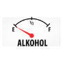 Alkohol Anzeige leer icon Picture Card
