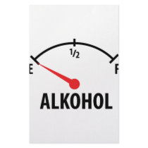 Alkohol Anzeige leer icon Customized Stationery