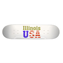 All 50 States USA Skateboard.