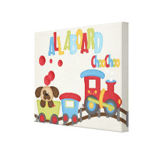 All Aboard Wrapped Canvas Stretched Canvas Print