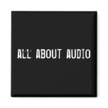 all about audio fridge magnet