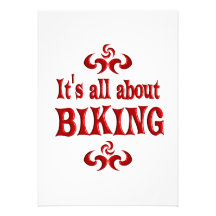 ALL ABOUT BIKING CUSTOM ANNOUNCEMENTS