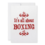 ALL ABOUT BOXING CUSTOM ANNOUNCEMENTS