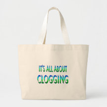 All About Clogging Canvas Bags