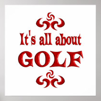 ALL ABOUT GOLF POSTER
