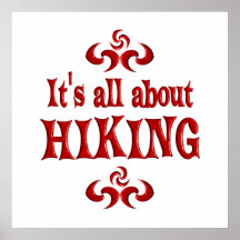 ALL ABOUT HIKING POSTERS