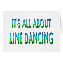 All About Line Dancing Cards
