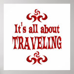 ALL ABOUT TRAVELING POSTER