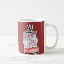 All Access Backstage Pass Coffee Mugs