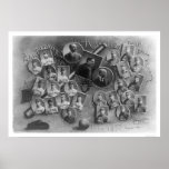 All America Baseball Tour 1897 Poster