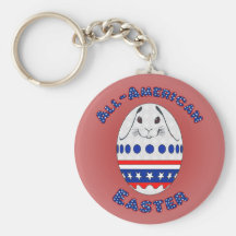 All-American Easter Key Chain