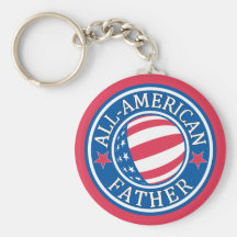 All-American Father Key Chain