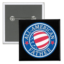 All-American Father Pin