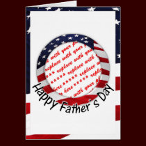 All American Father's Day Frame cards
