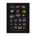 All American Hot Rod Postcards