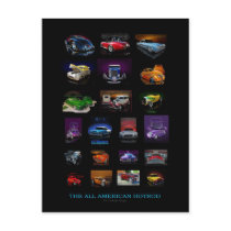All American Hot Rod Postcards