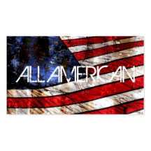 All American- Patriot 01 Business Card Templates