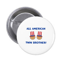 All American Twin Brother Pins