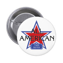 All American Twin Sister Pins