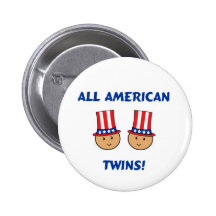 All American Twins Pins