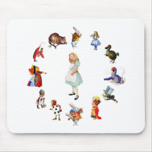 All Around Alice In Wonderland Mousepad