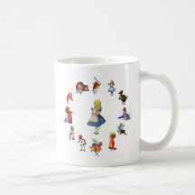 ALL AROUND ALICE IN WONDERLAND MUGS