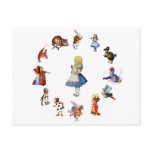 ALL AROUND ALICE IN WONDERLAND POST CARDS