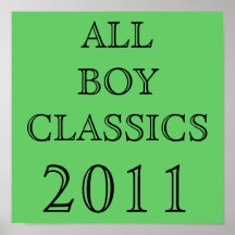ALL BOY CLASSICS 2011 POSTERS