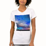 All  colour sun set, on a t-shirt