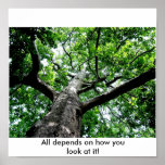 All depends on how you look at it! posters