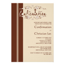 All Embracing Confirmation Invitation